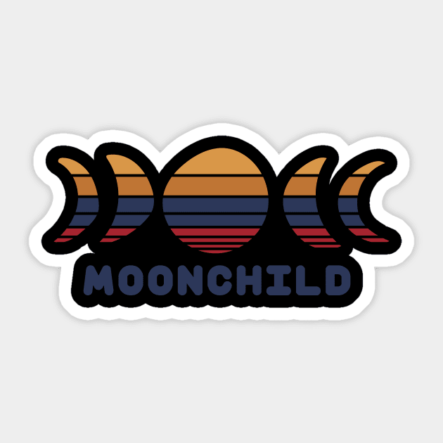 Moonchild Sticker by bubbsnugg